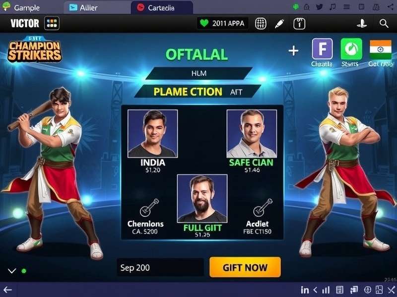 Champion Strikers Victor gameplay screenshot